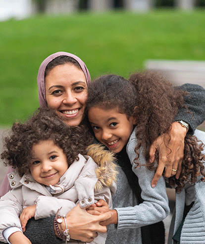Header mobile arabische Familie Header mobile arabische Familie